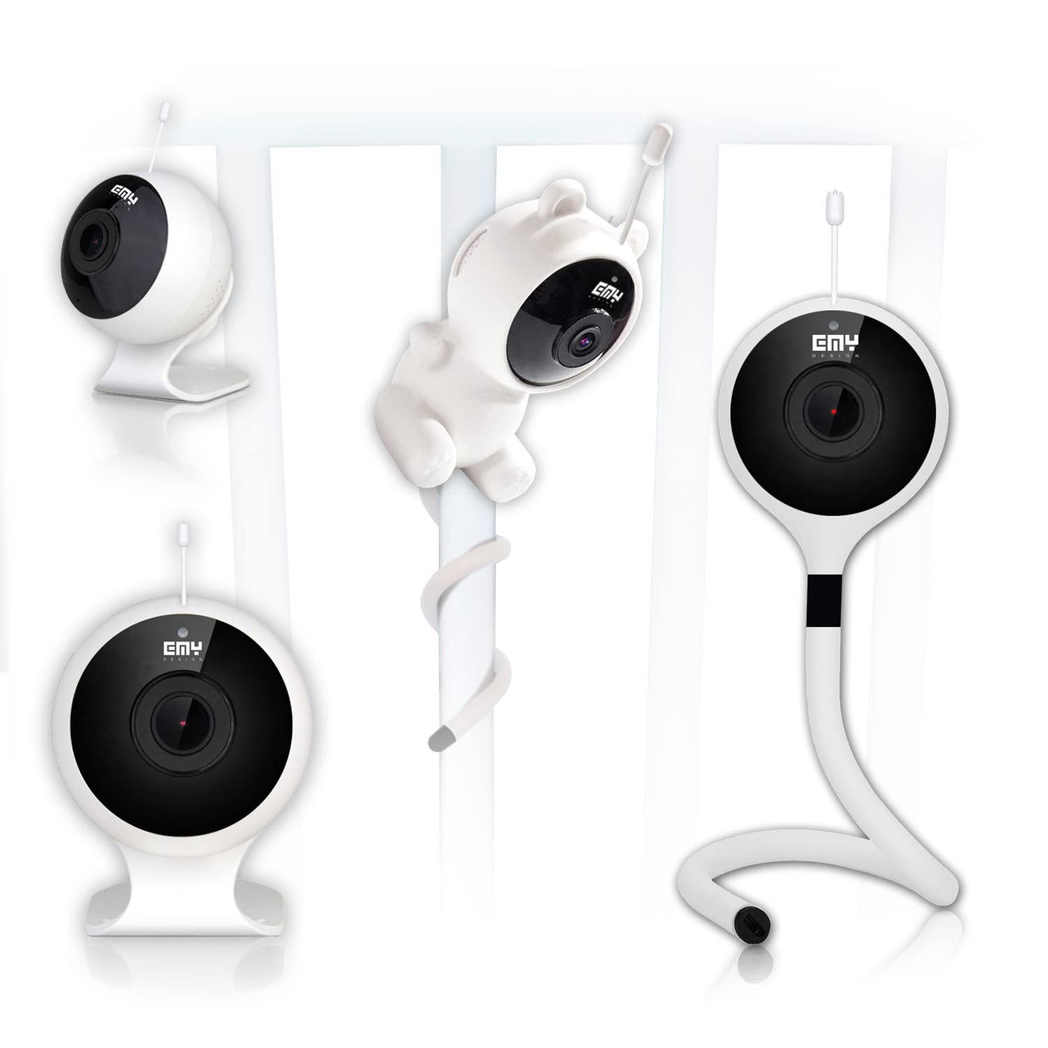 Smart Baby Monitor Video e Audio WIFI, Bianco