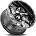 Vision 361 Spyder 20x12 6x135-51mm Black/Milled Wheel Rim 20