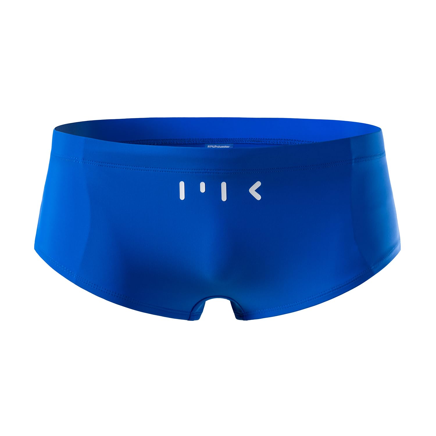 MY KILOMETRE Herren-Badeanzug mit quadratischem Bein, schnelltrocknend, langlebig, athletische Badehose für Training, einfarbige Badebekleidung
