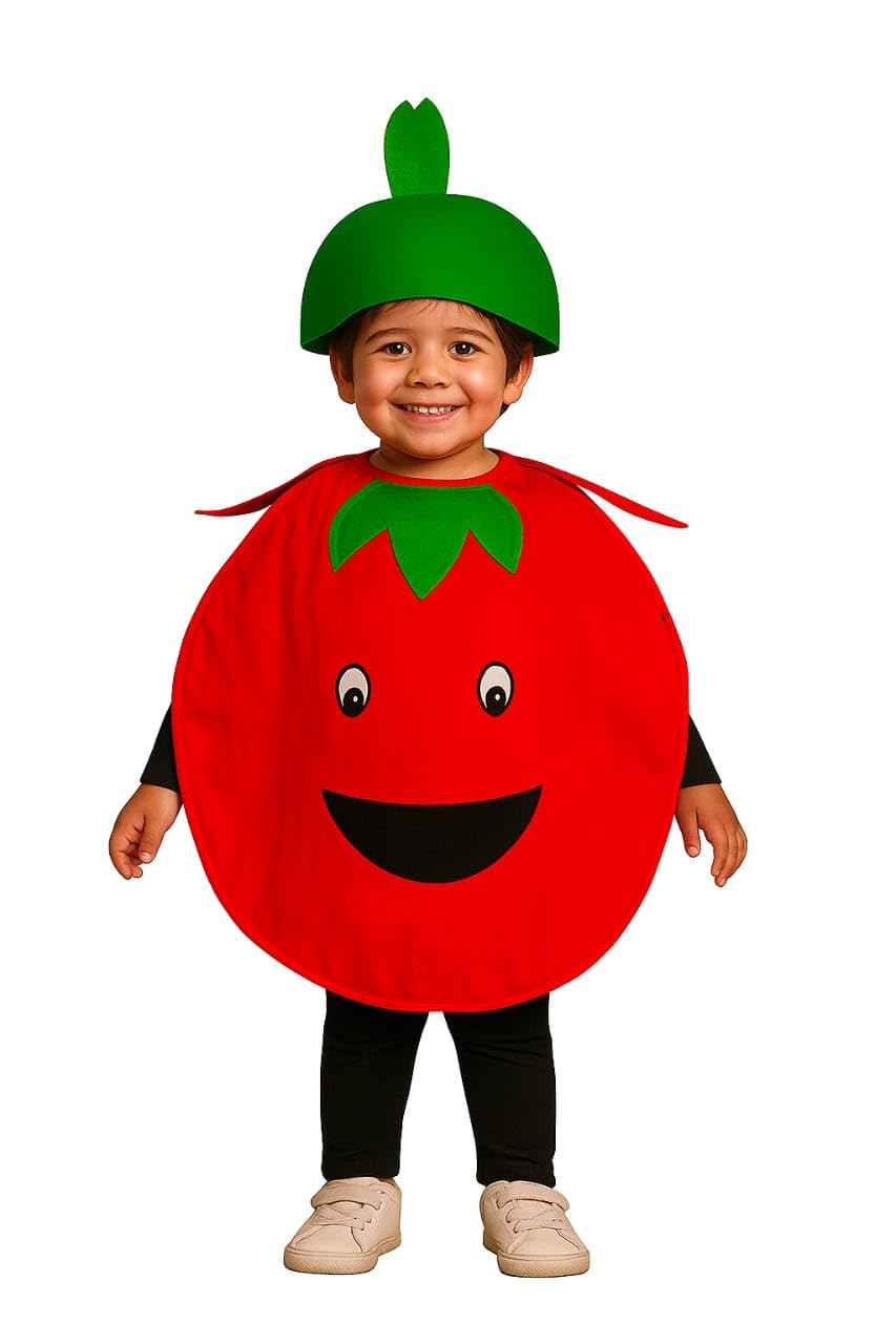 Fruits & Vegetable Cutout Costume for Kids/Apple, Mango, Banana, Carrot, Brinjal, Tomato, Watermelon & More/Perfect for Fancy Dress Costume & Stage Shows-picture-10