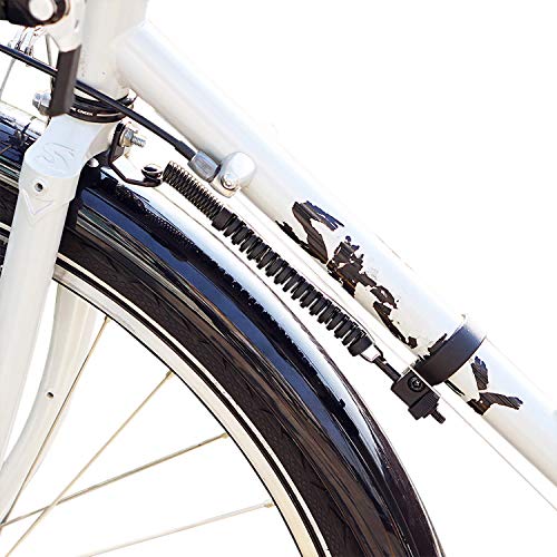 Vincita Bike Wheel Stabilizer Gear For Bicycles - Front Wheel Deflopilator Kit With Fork Spring- Bike Tire Stabilizer For Cycling, Easy To Install Bicycle Accessories (For Downtube Size Ø38~62mm)