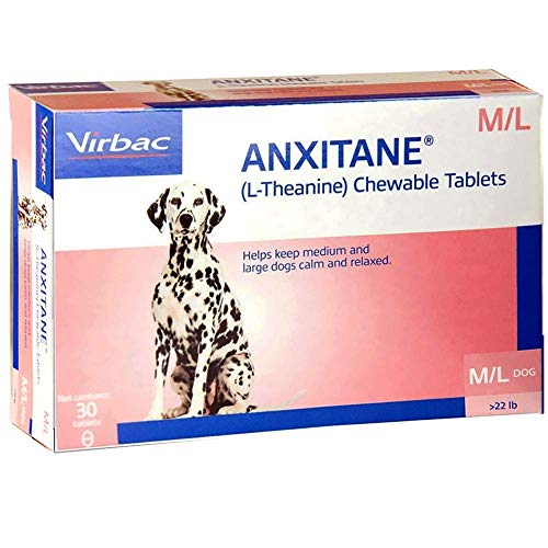 Virbac Anxitane Chewable Tablets for Small Dogs & Cats 22 & Up lb 30 Count