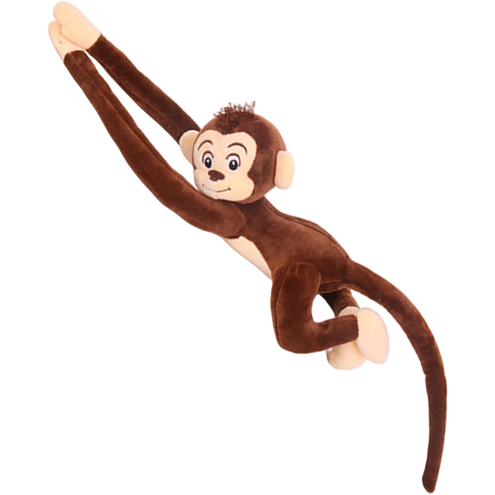 Peluche de singe de 35 pouces cadeau idéal avec longs bras et grande queue - 7