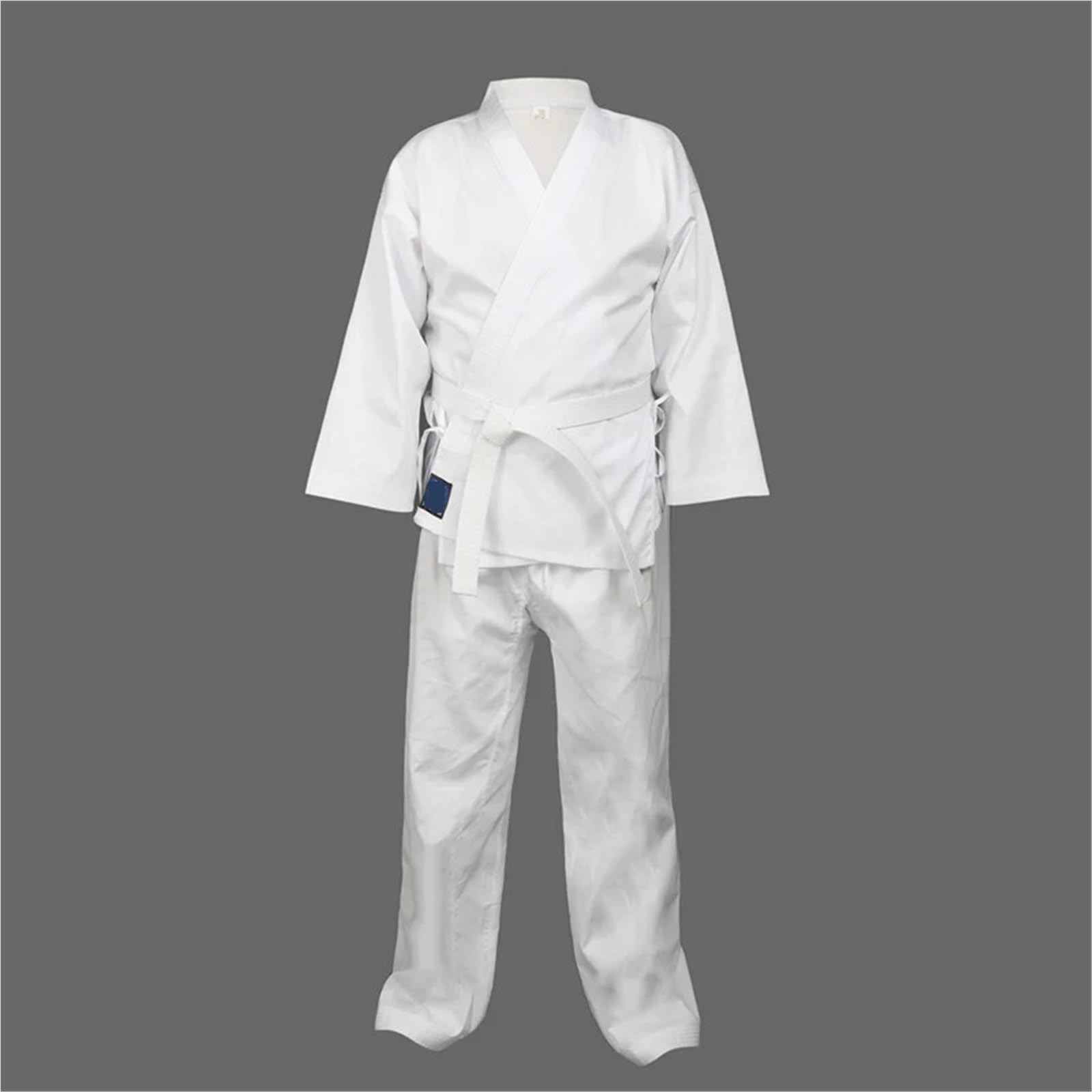 Traje uniforme de Karate for niños y adultos, ropa de entrenamiento de artes marciales, Taekwondo, Kick Boxing, poliéster de algodón para Entrenamiento