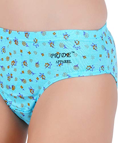Image of Pride Apparel Womens Brief Cotton Soft Fabric Multi Colors Ladies Panty Innerwear Panties Combo Set (Pack of 3)