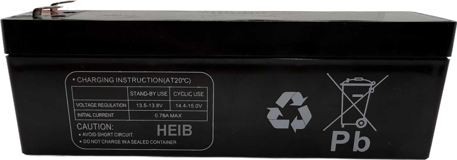 multipower wartungsfreie Bleibatterie MP2,6-12 / MP2.6-12