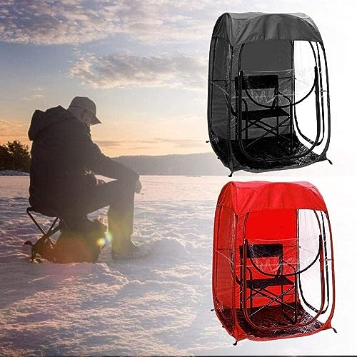 Tenda da pesca pop up, riparo istantaneo dalle intemperie con protezione da pioggia e vento, tettoia esterna portatile per campeggio, leggera e facile da montare, con borsa per il trasporto