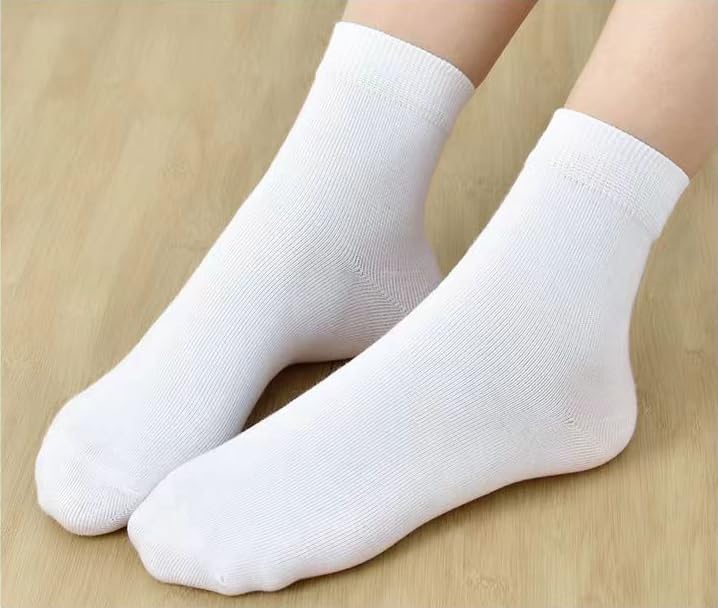 Women's Thin Cotton Crew Socks - Soft Above Ankle Bootie Casual Dress Socks 6-Pairs - Image 4