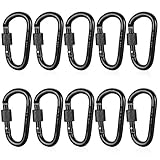 SECARIER Karabinerhaken läßt sich vielseitig verwenden, wie Trinkflasche, Gepäckstücken, Schlüsselanhänger oder Wanderung, Radsport, Reise