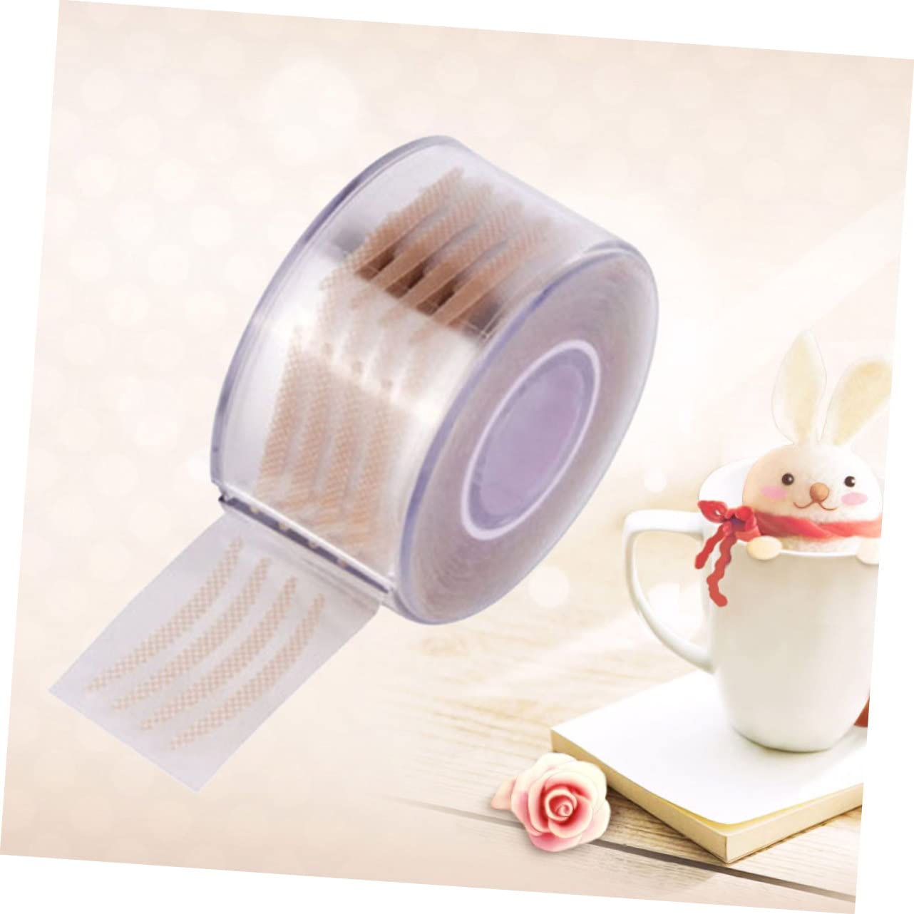 Didiseaon Invisible Eyelid Stickers Double Eyelid Tape for Women Eyeliner Tape Fiber Beauty Care Present