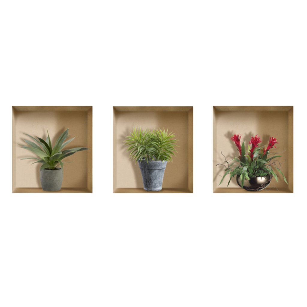 SKKWJEGE Various 3D Room Wall Picture Removable DIY PVC Wall Decal Art Wall Sticker A