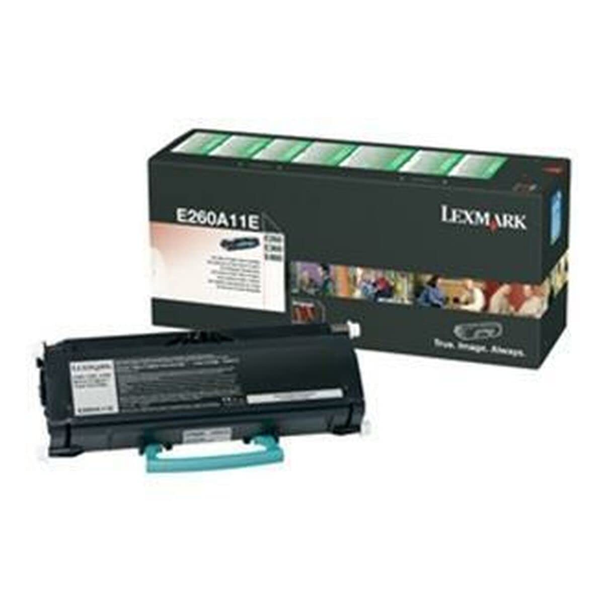Lexmark E260A11E tóner y cartucho láser - Tóner para impresoras láser (Laser, Lexmark E260, E360, E460, Negro, Negro, Cartucho)