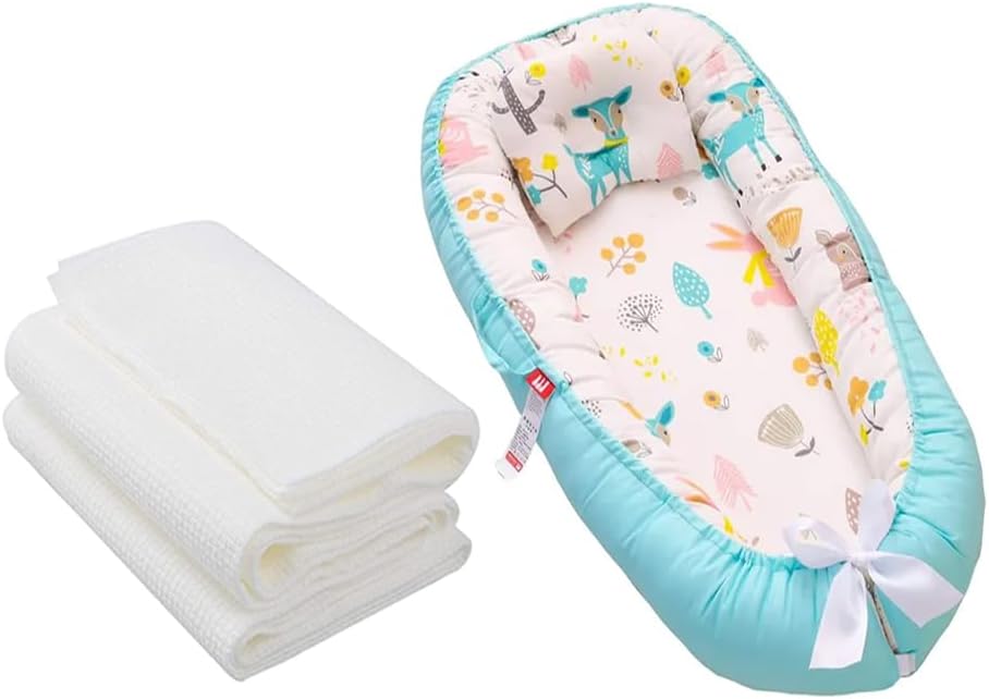 Star Babies Combo Pack (Baby Sleeping Pod, Disposable Towel Pack of 3)