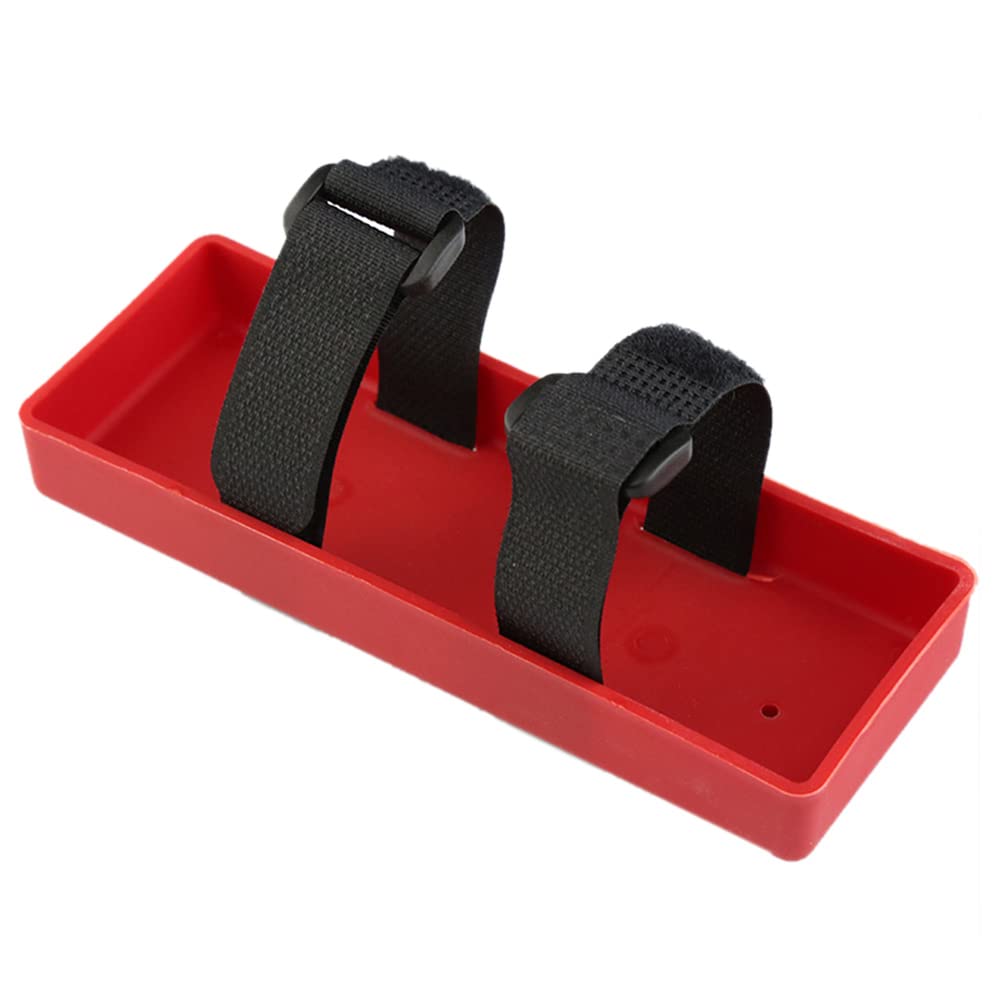 Boîte à Batterie RC Pour Axial SCX10, TRX4, D90 – Support Plateau Noir Avec Sangles – 145x49x19,5 Mm - 8