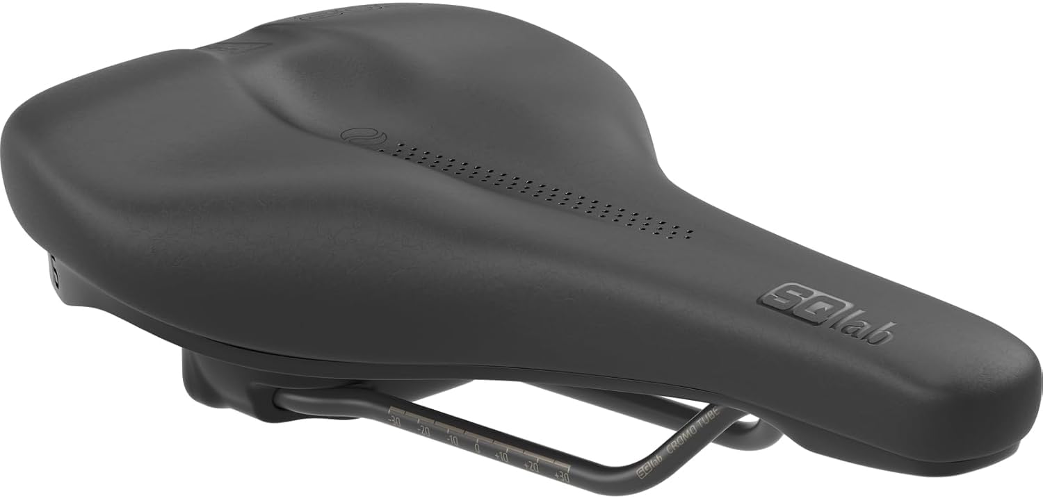 602 Ergolux Active 2.1, Trekking & City Fahrradsattel SQlab, 15 cm, Schwarz