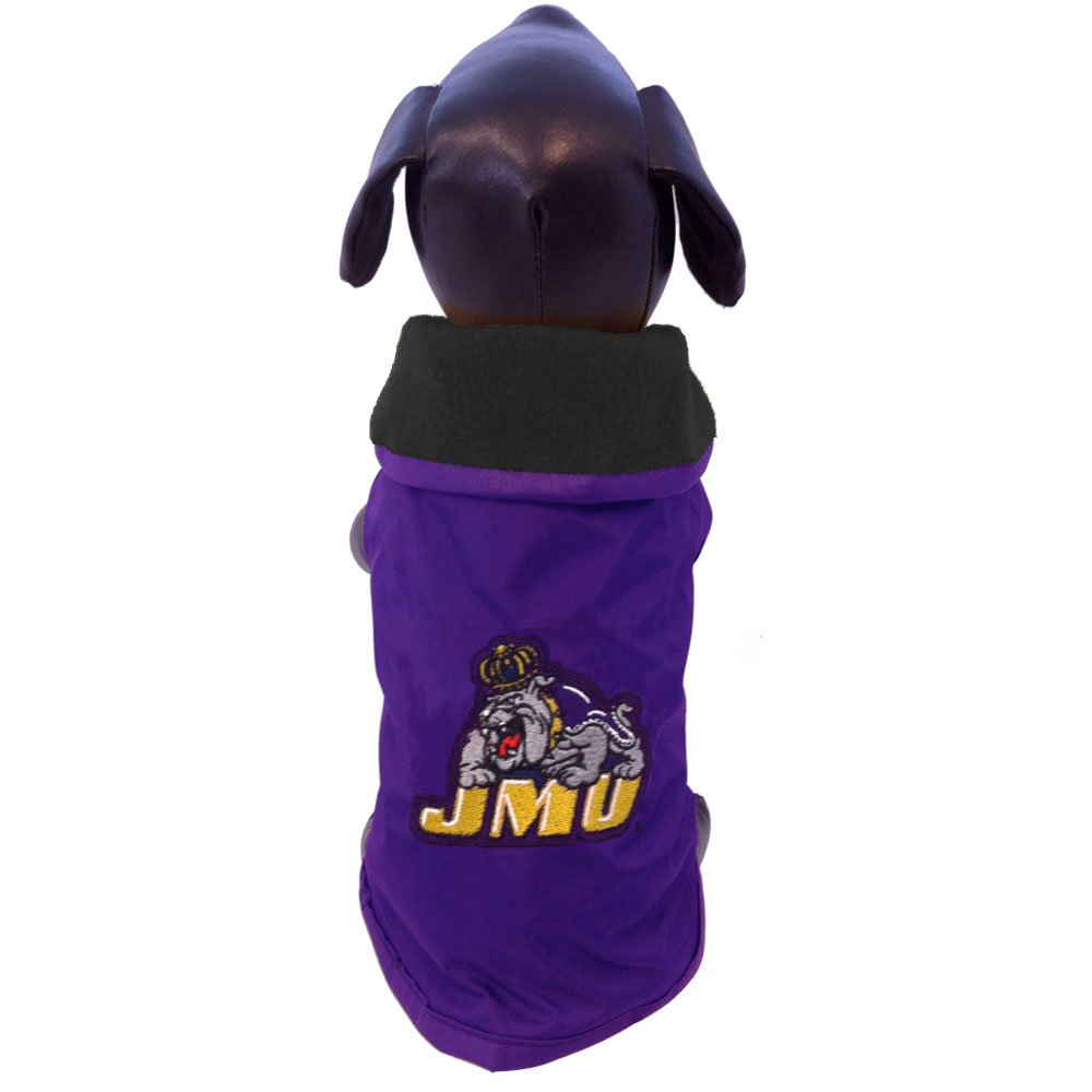 NCAA James Madison Dukes All Weather-Resistant Protective Dog Outerwear