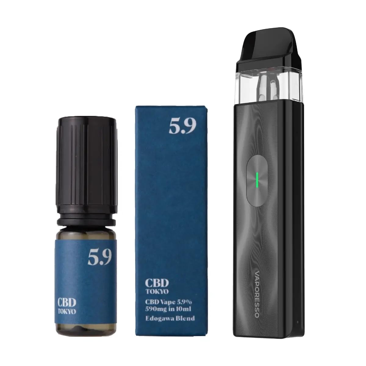 Amazon | CBDTokyo CBDリキッド 5.9% 590mg CBD in 10ml 天然テルペン 