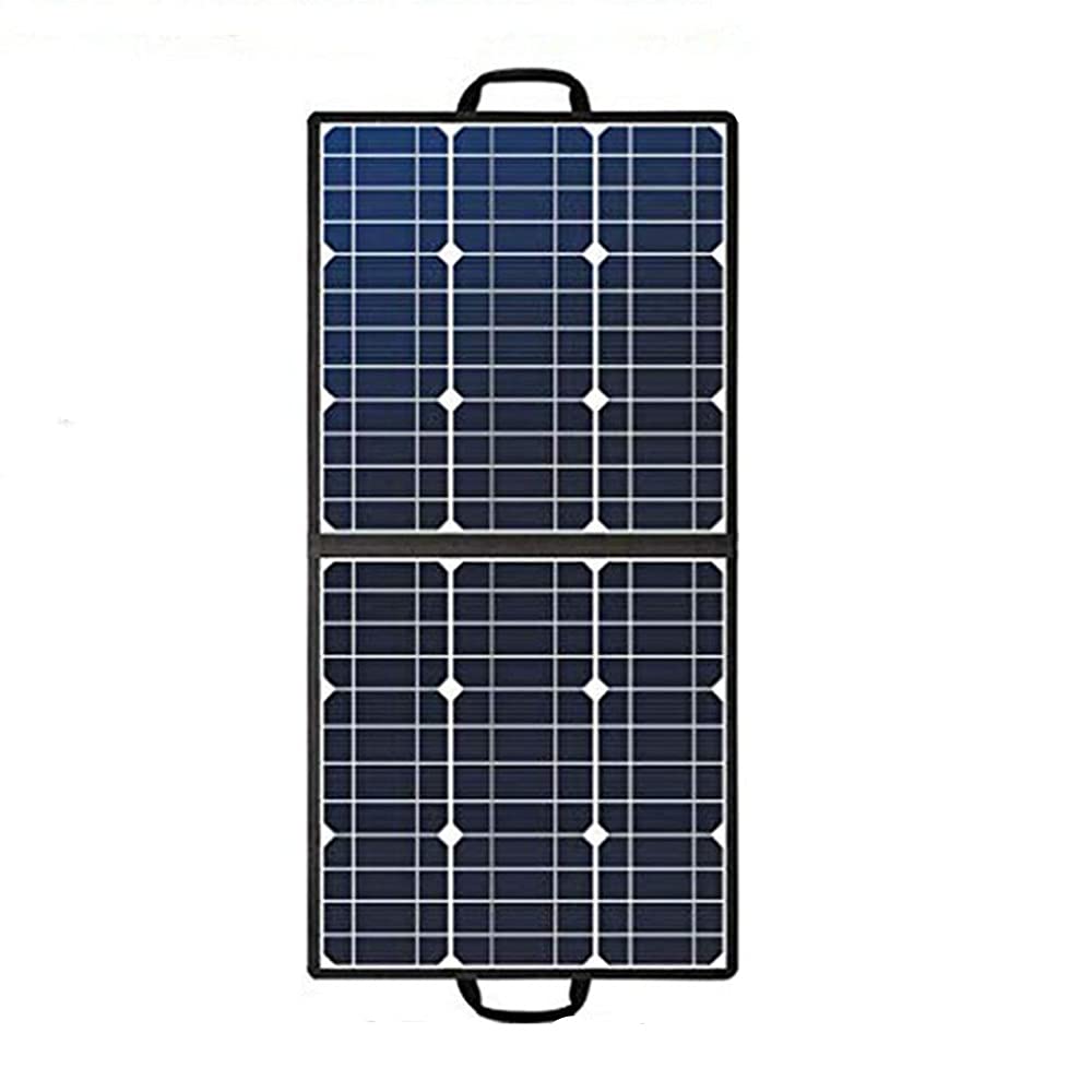 100W 18V Portable Solar Panel 5V USB Flashfish Foldable Solar Cells Battery Charger Folding Outdoor Power Supply Camping Garden (18V 100W)