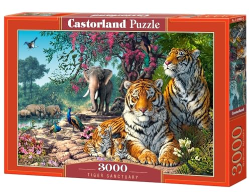 Puzzle 3000 pièces Tiger Sanctuary