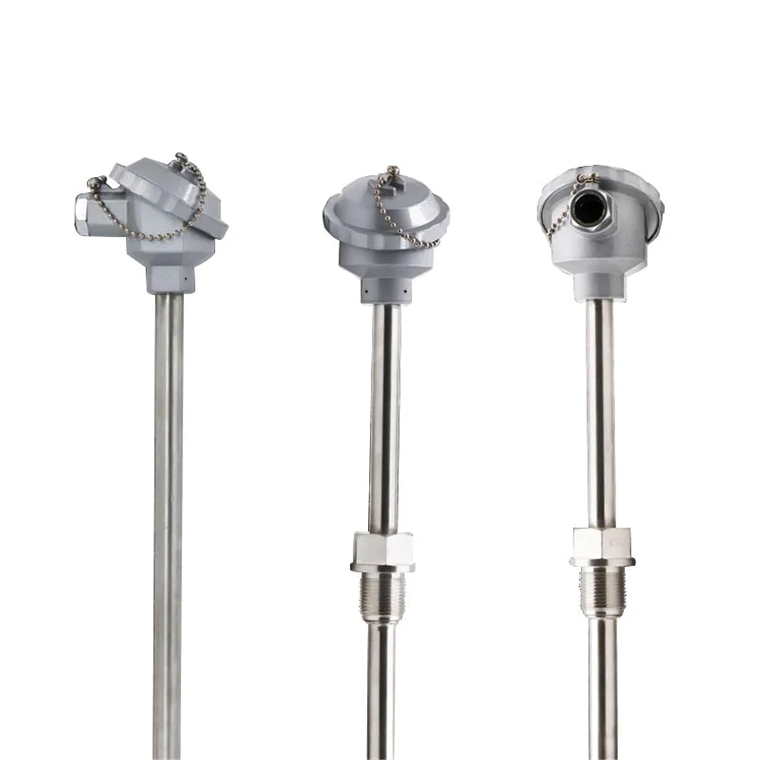 PT100 Type Temperature Sensor WRN-130/230 Probe Transmitter Stainless Steel Thermocouple 1Pcs(WZP-230 400mm)