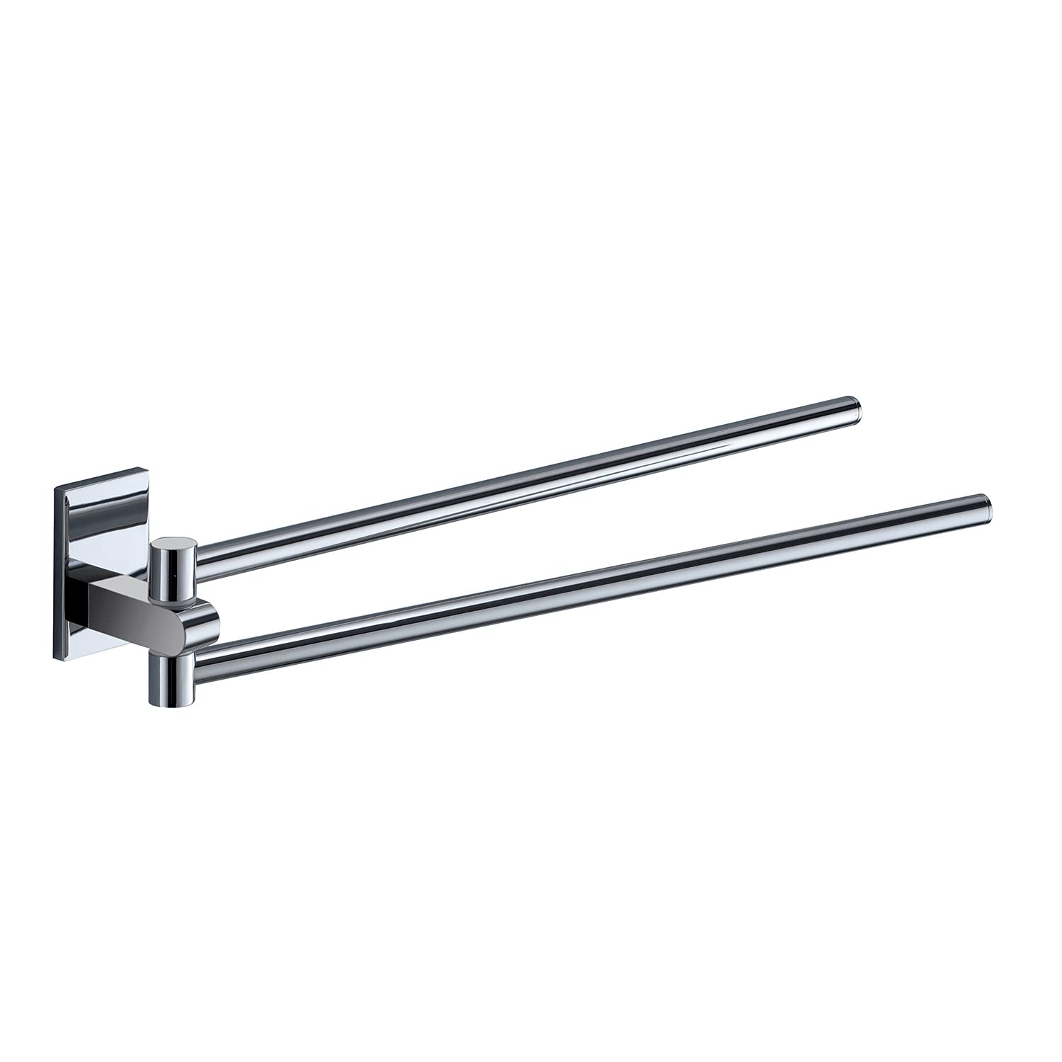 G-Singapore Articulated Towel Rail Chrome Colour Components Made of Stainless Steel and Chrome Plated with 2 Year Guarantee Dimensions 6 x 36 x 5.5 cm, R&D Design Stainless Steel, Chrome, Unique
