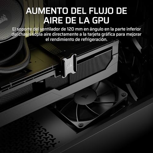 Caja PC CORSAIR 3200D RS evita daños en gráfica y oculta cables molestos 4
