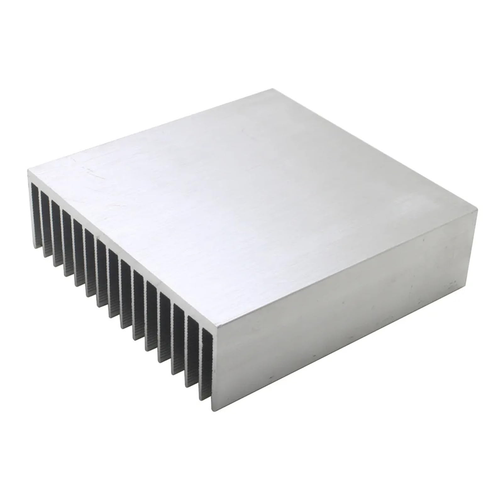 Radiador de disipador de calor de aluminio extrudido para chip LED, disipación electrónica del calor con cinta térmica (200 x 127 x 8 mm)