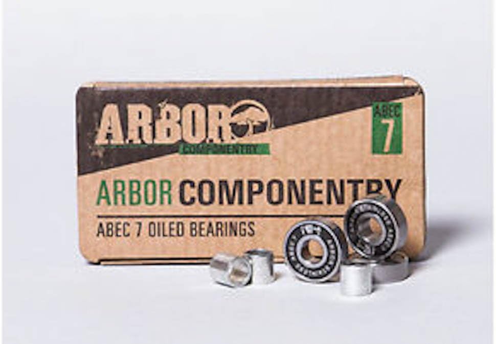 Arbor Abec 7 Bearings Skateboard Longboard Stainless Steel