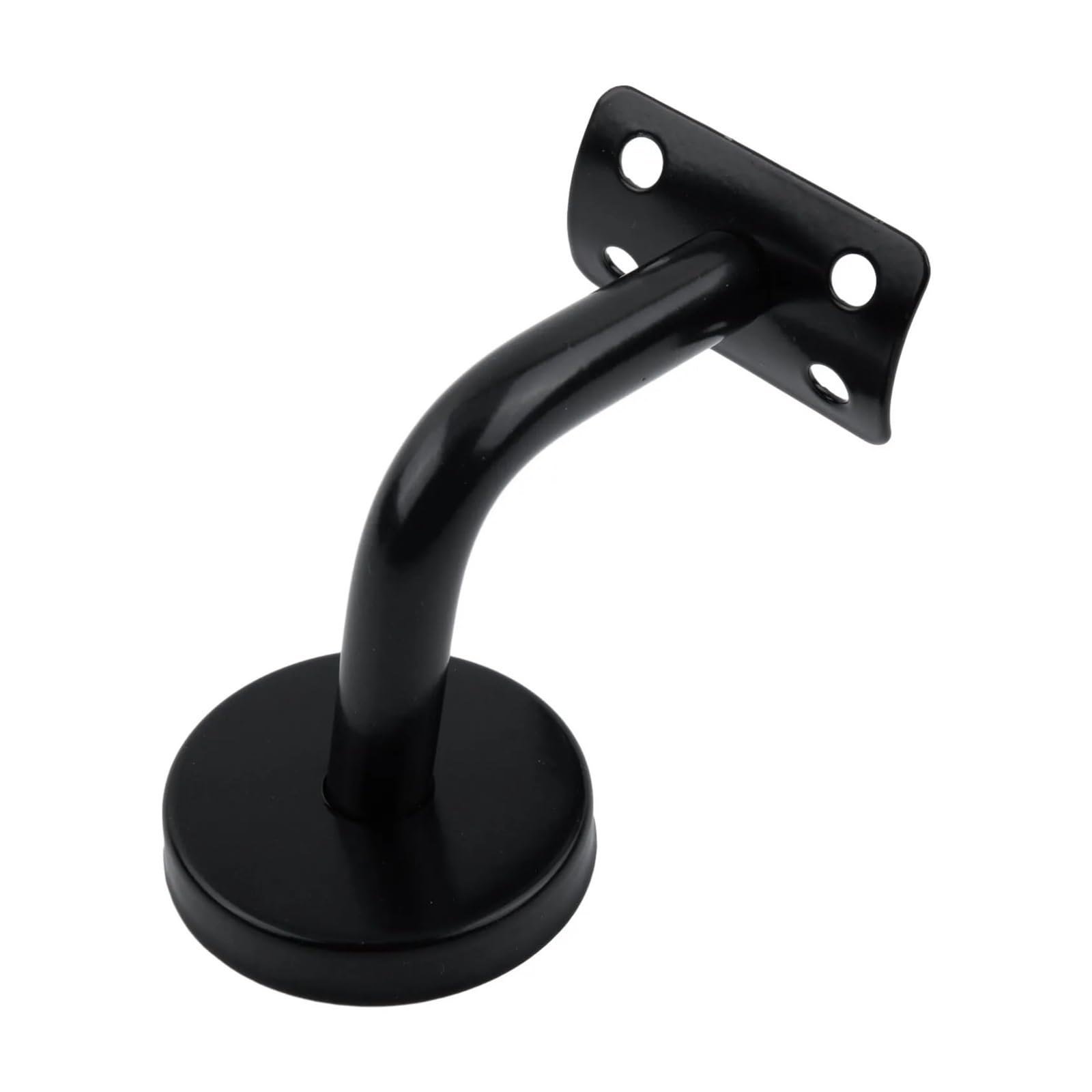 VAYEODEYU Handrail Brackets 10 Pack, Black, Stainless Steel, Multiple Sizes for Stairs(60X80MM)