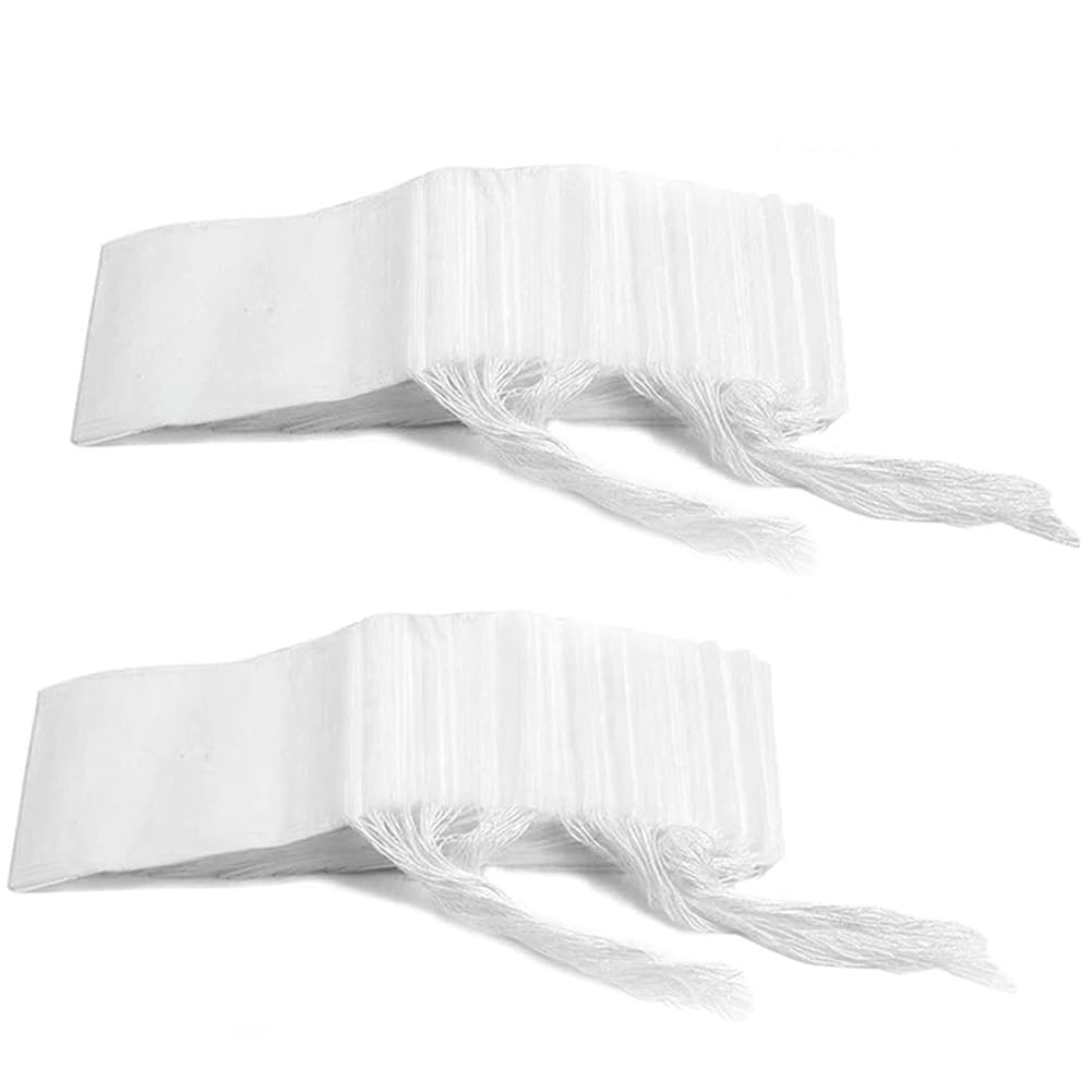 1000/2000 Pezzi di bustine di tè di Carta Filtro bustine di tè monouso per infusore di tè Sfuso bustine di tè di caffè bustine di tè vuote con spago Sigillo guaritore