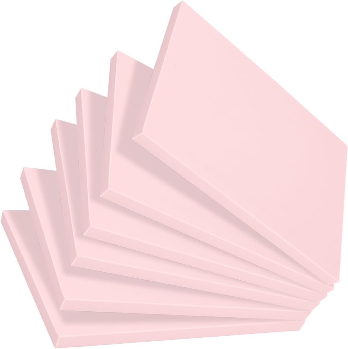 6 Pack 8"x6" Pink Rubber Stamp Carving Blocks, Rectangular Linocut Block Rubber Stamp Making for Beginners, Artists & Craft Projects