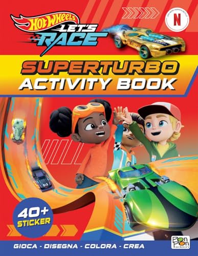 Superturbo. Hot Wheels Let's race. Activity book. Con adesivi. Ediz. a colori