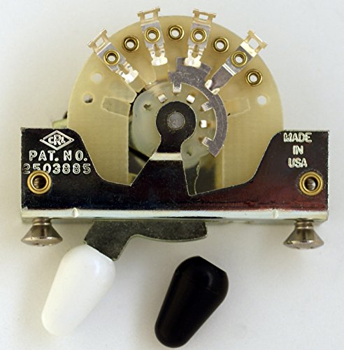 CRL 5-way blade switch w/stainless screws and tip in OEM box (Black&White)