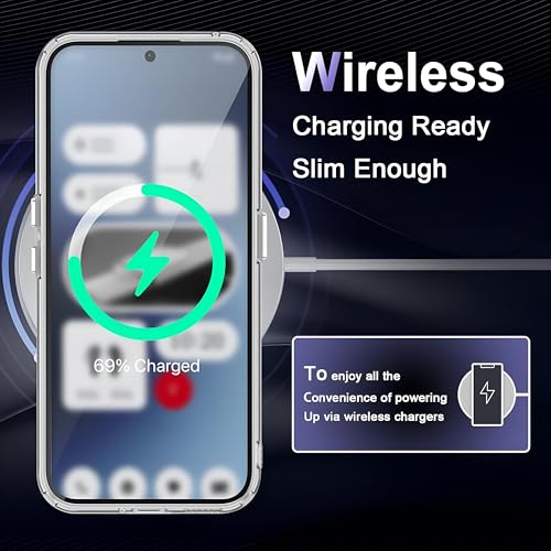 Image of Anti-Yellow Clear Case for Nothing Phone 2a and 2a Plus | UV Shield Technology | Zero-Yellowing Formula | Drop Protection (TPU + Polycarbonate | Crystal Clear)