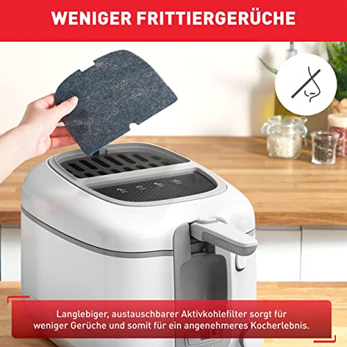 Tefal FR3141 Super Uno Deep Fryer | Thermal Housing | Up to 1.2 kg Capacity | Digital Timer | Anti-Odour Filter Cassette | Removable Non-Stick Inner Container | White/Grey - 5