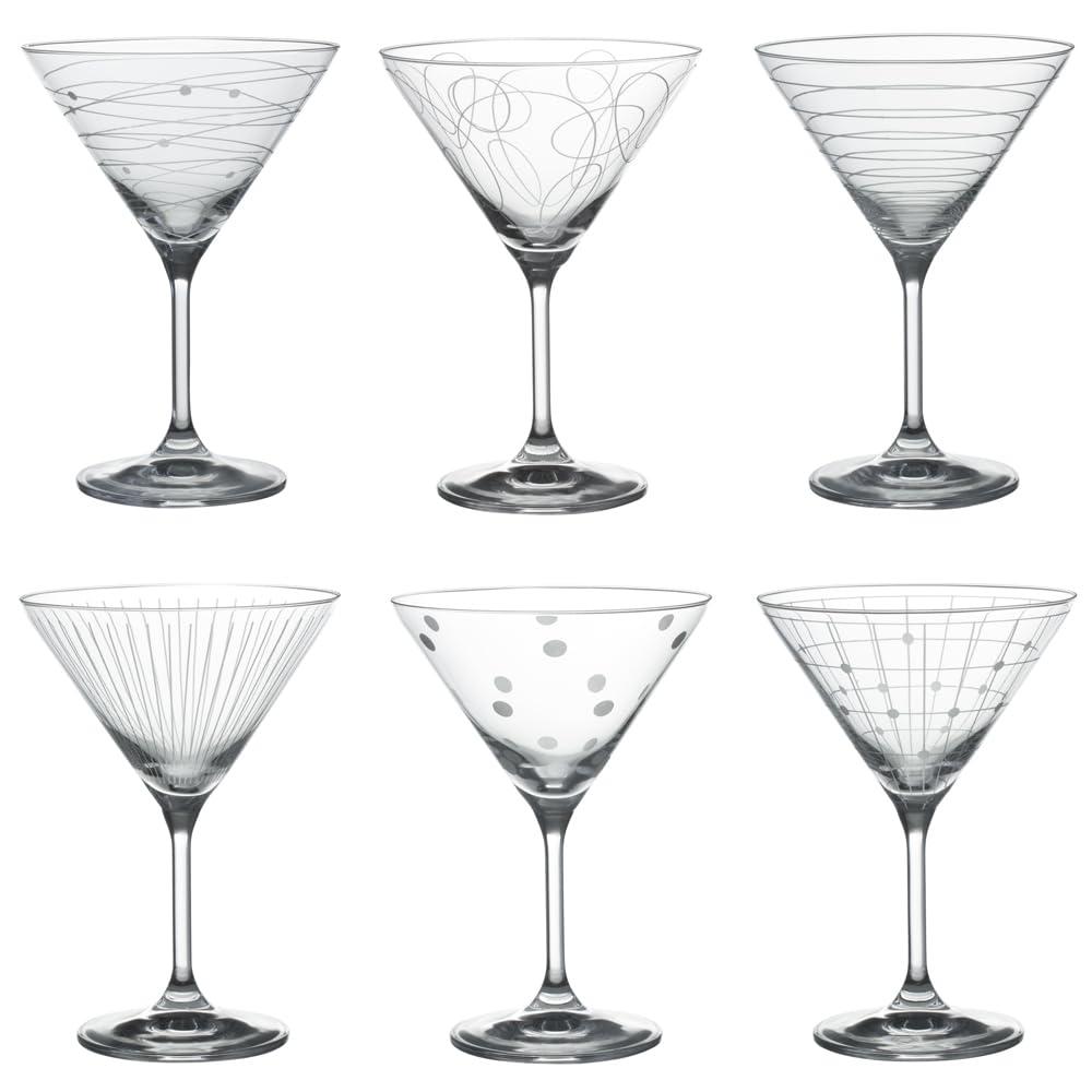 Table Passion - Coffret de 6 verres à cocktail graphik 35 cl
