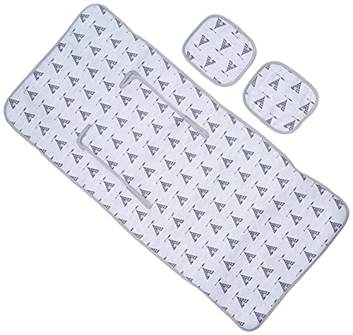 Matelas pour chaise légère Tepee Babyline gris unisexe pour le confort de bébé