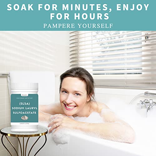1.25 Pound Slsa Powder For Making Bath Bombs, Premium Slsa Sodium Lauryl Sulfoacetate Powder, Amazing Bubbles, Gentle On Skin, Suitable For Making Bath Bombs, Bath Truffles And More - By Hznxolrc #TOP2