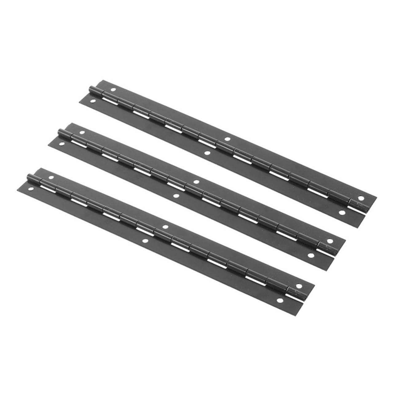 ULDIGI 3pcs Hinges Bronze Piano Hinge for Jewelry Box Matte Black Hinges for Wooden Case