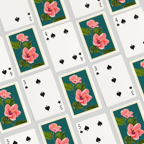 Pink Hibiscus, naipes póker 52 cartas para adultos miniatura 4