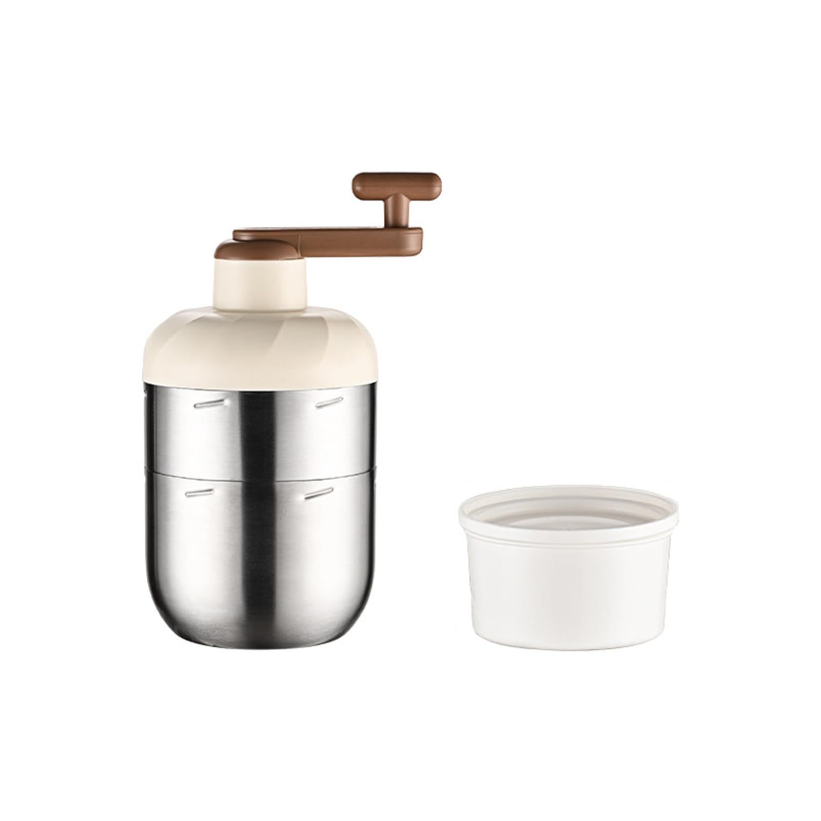 our fave Hand Crank Ice Crusher, Stainless Steel Snow Cone Machine Manual Ices Shaver and Shaved Ice Machine for Home Camping Stainless Steel Snow Cone
