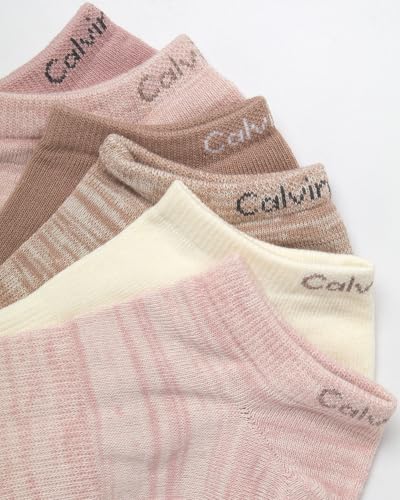 Image of Calvin Klein Womens No Show Socks - 12 Pack Flat Knit Cushioned Athletic Low Cut Socks for Women for Sports and Running
