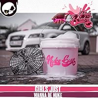 Nuke Guys - Girl Edition Wascheimer zur Autowäsche - 3,5 GAL ca. 12L + Eimergriff, Snappy pink + GritGuard Schmutzeinsatz – Ansicht 3