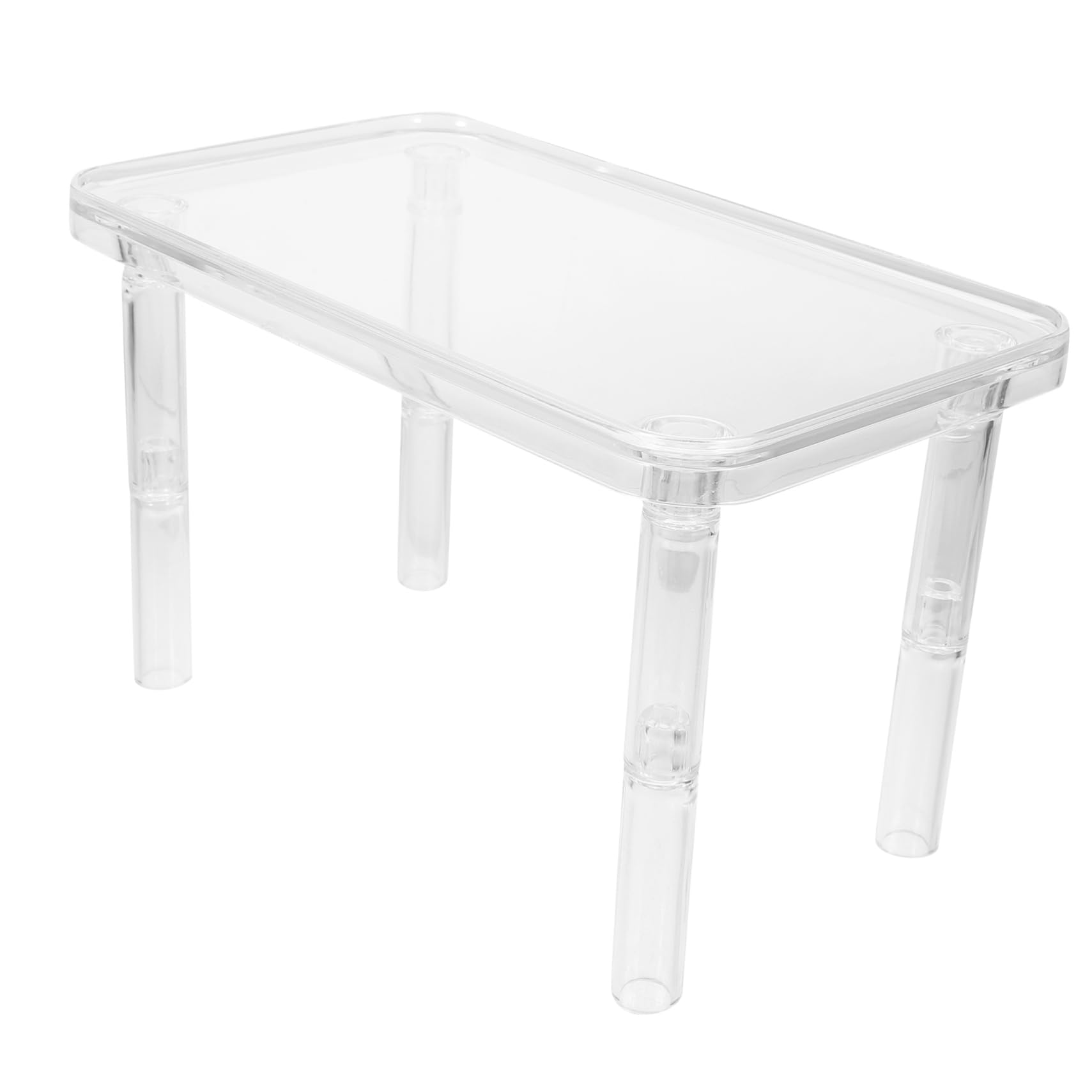 Mikikit 1 Set Delicate Hamster Platform Transparent Decorative Bed for Hamster Cage Climbing and Resting Space for Pets for DIY Playground and Accessories