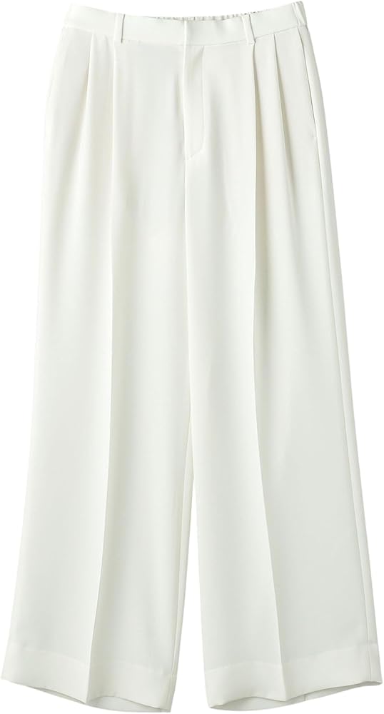 UNITED ARROWS 2タック ワイドパンツ WHITE 新品未使用品 UNITED ARROWS｜2タック ワイドパンツ WHITE | Rakuten Fashion