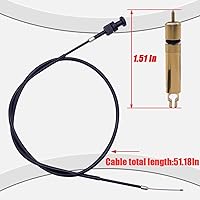 Vista 4 de Kit de émbolo de cable de estrangulador y válvula de arranque compatible con Honda TRX450 Foreman 450 es 1998 1999 2000 2001 2002 20032004
