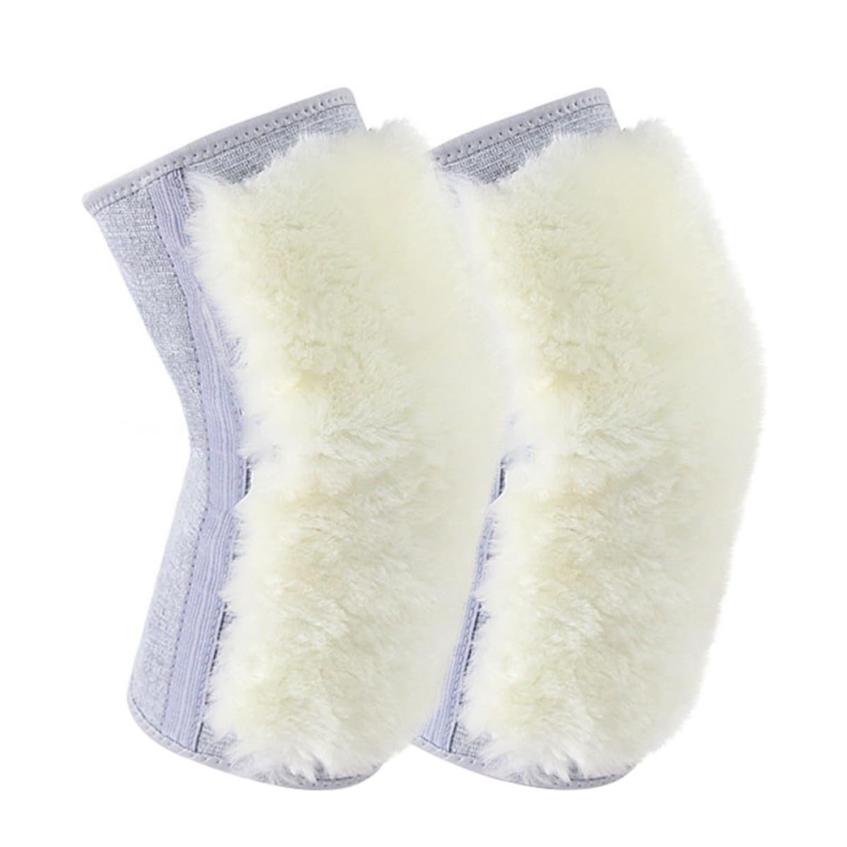 Genouillère en Laine Mérinos à Isolation Thermique et Latex Confortable, Utilisation Extérieure pour Activités Sportives et Professionnelles