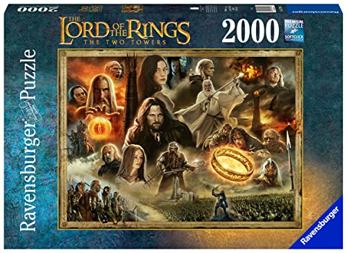 Ravensburger Lord of the Rings The Two Towers 2000 Piece Jigsaw Puzzles for Adults and Kids Age 12 Years Up