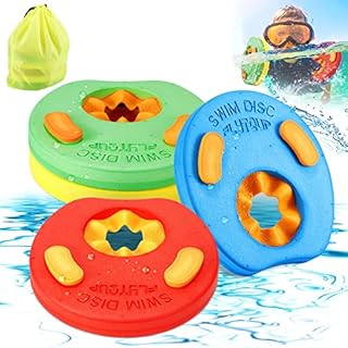 Kids Safety Float Discs Swim Arm Band Set(4Pcs/Set), Kids Swimming Float Discs, Help You BabyLearn to Swim Quickly, Suitable for Aged 1-8, Suitable for Swimming, Beach (Second Generation 4pcs)
