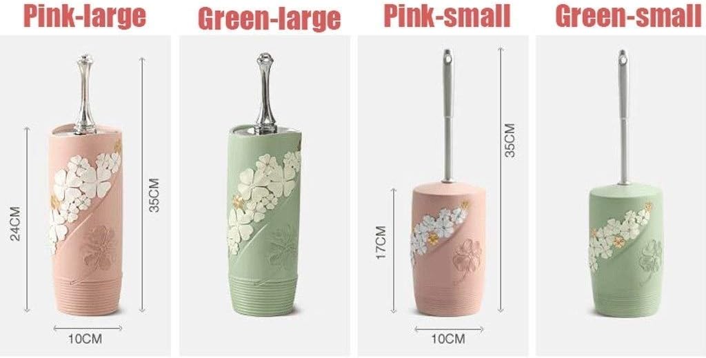 Toilet Brush Holder Toilet Brush and Bracket Stainless Steel Handle European Creative Toilet Brush Household Bathroom Cleaning Brush,Toilet Brush with Holder